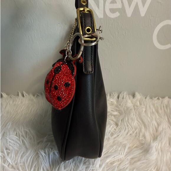 y2k COACH Vintage 2002 Legacy Top Zip West Hobo Shoulder Bag Black - Picture 5 of 9